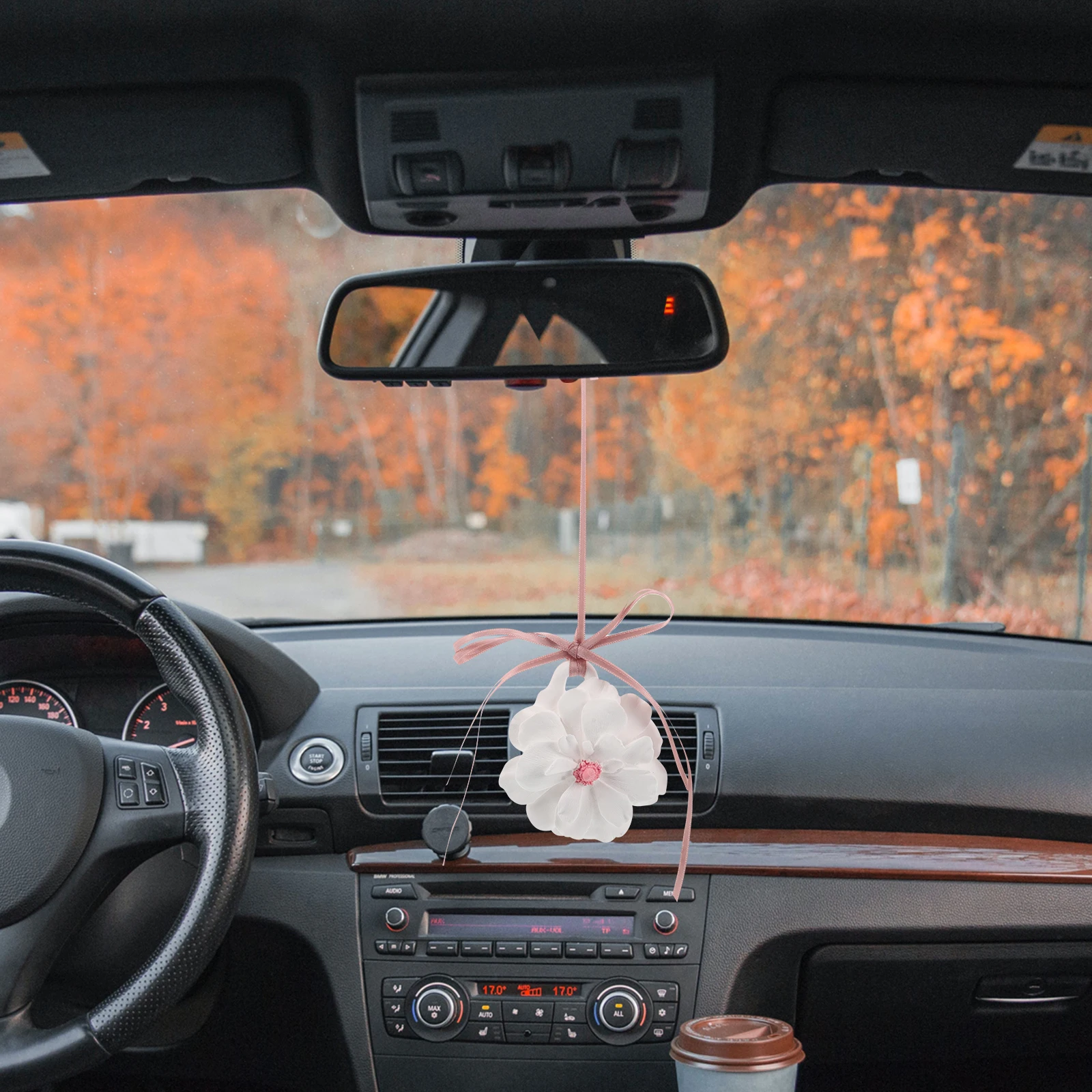 

Car Aromatherapy nament Air Freshener Hanging Plaster Women Car Diffuser Fragrance Pendant Flower Scent Home Accessory
