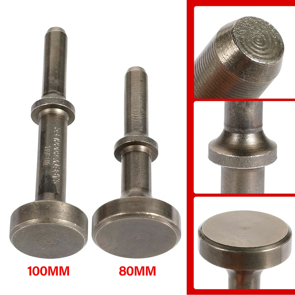 1PCS 80MM 100MM Pneumatic Hammer Bit Shovel Hammer Air Hammer Bit Steel Universal Pneumatic Drifts Extended For Car Repair Tool