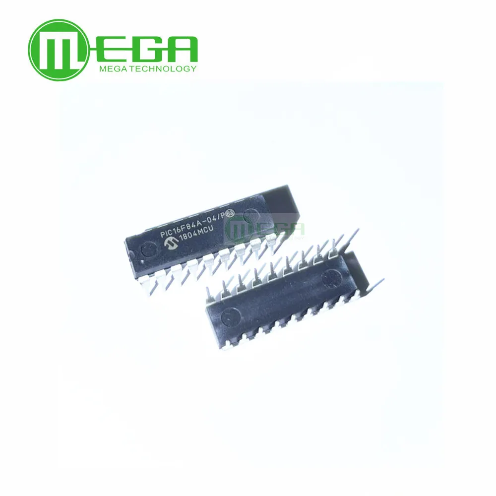 10pcs  New PIC16F84A-04/P PIC16F84A 16F84A DIP-18