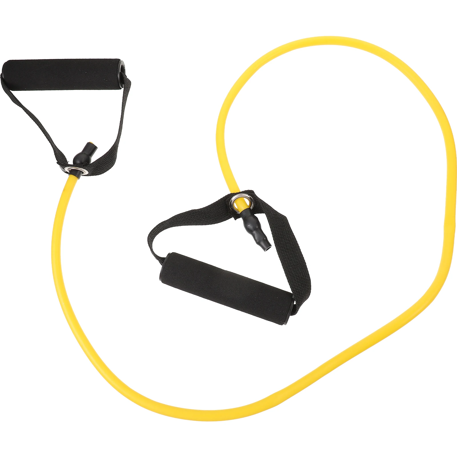 

Эластичная желтая веревка для упражнений, йога, фитнес, эспандер, растягивающаяся лента, ленты для тренировок, ручки, силовые тренировки