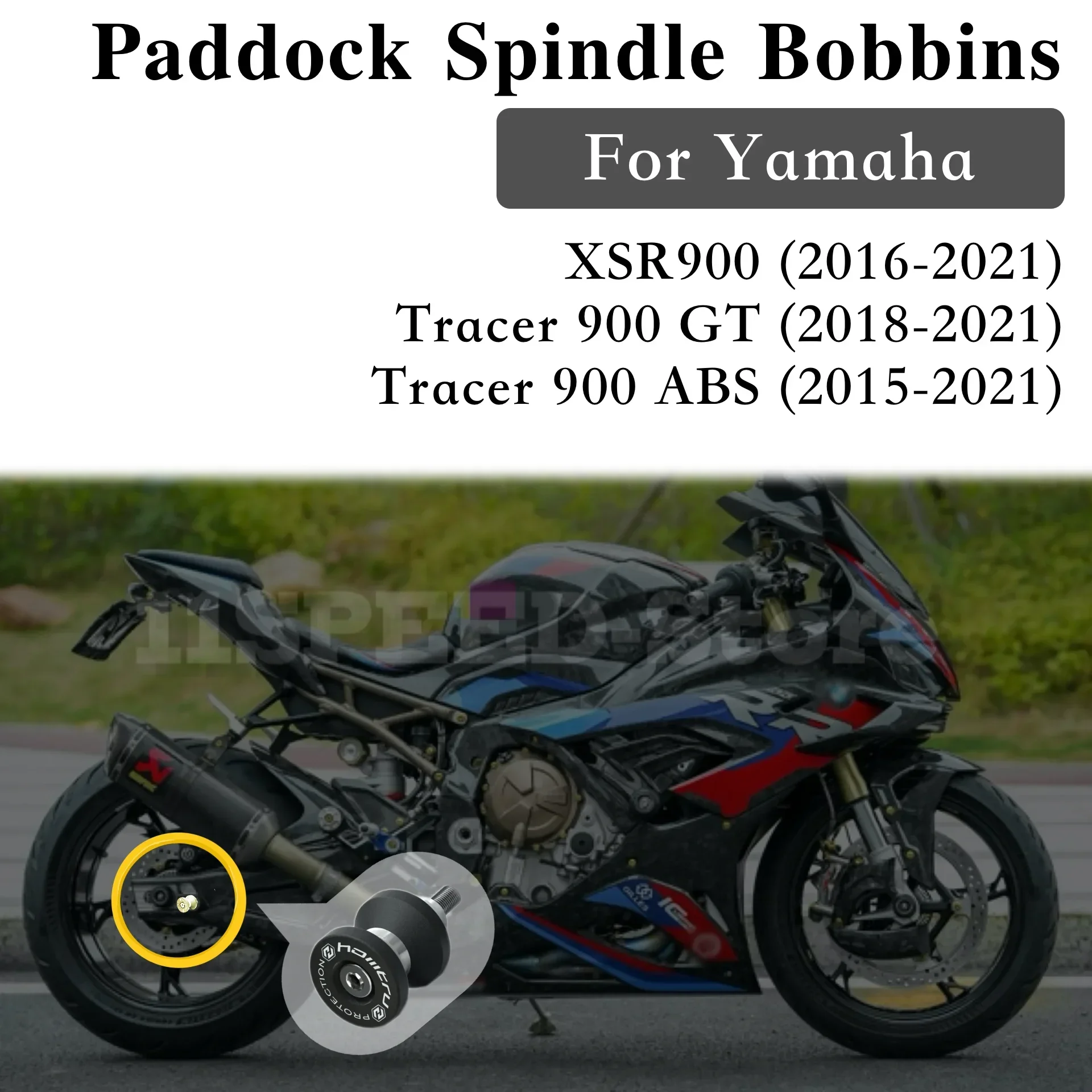 

Paddock Stand Bobbins For Yamaha XSR900 Tracer 900 GT ABS 2015-2021 2020 2019 motorcycle accessories for protection