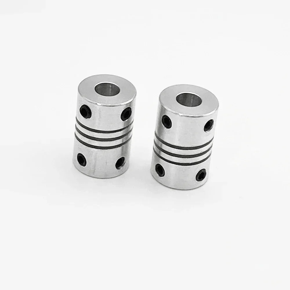 Beicai 2pcs D15l20 Aluminum Flexible Rs Coupling Hole Stepper Motor 2/3/3.17/4/5/6/7/8mm Stepper Motor Encoder Engraving Machine