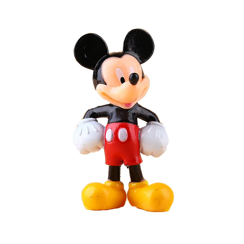 Disney Anime 4pcs/set MICKEYs & Minnie Mouse Cartoon pvc action figure toys doll Children toys for kids