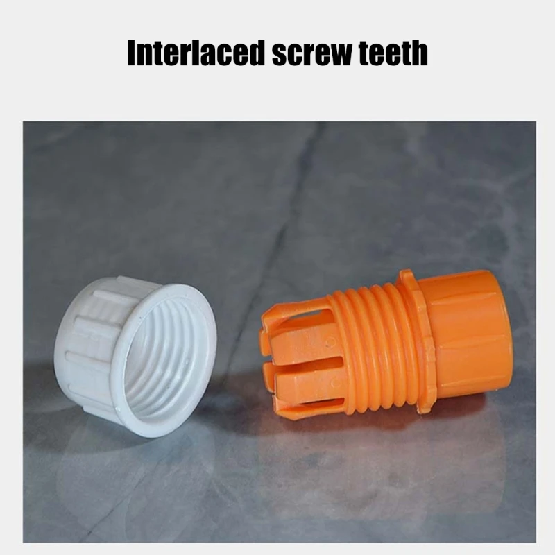  Water Pipe Faucet Adapter Plastic Pipe Quick Connector for Multiple Hose Sizes