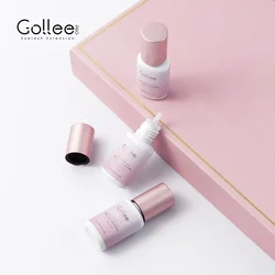 Gollee Transparent Eyelash Extension Glue for Color or Black False Lash Adhesive Or Eyebrow Pink Clear Eyelash Extension Glue