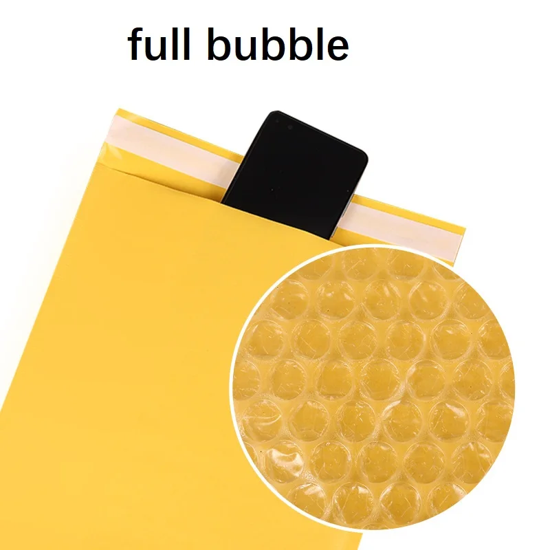 Imagem -06 - Bubble Envelope Adequado para Suprimentos para Pequenas Empresas Envio Bolsas de Embalagem Mailers Atacado 10 Pcs por Pacote 35x45cm Amarelo Cor