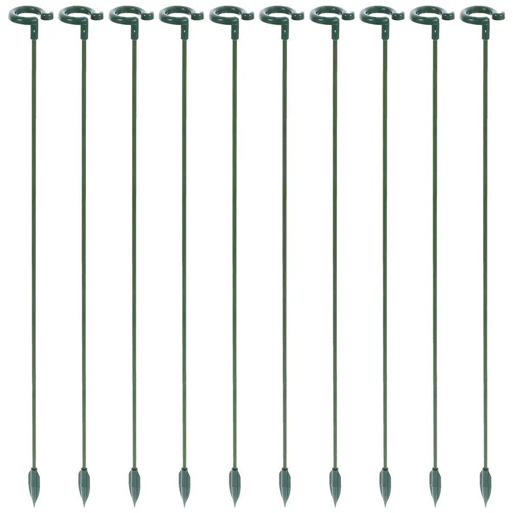 

10 Pcs Plants Vine Clip Orchid Support Dedicated Supporting Racks Green Climbing Stake Garden Flower