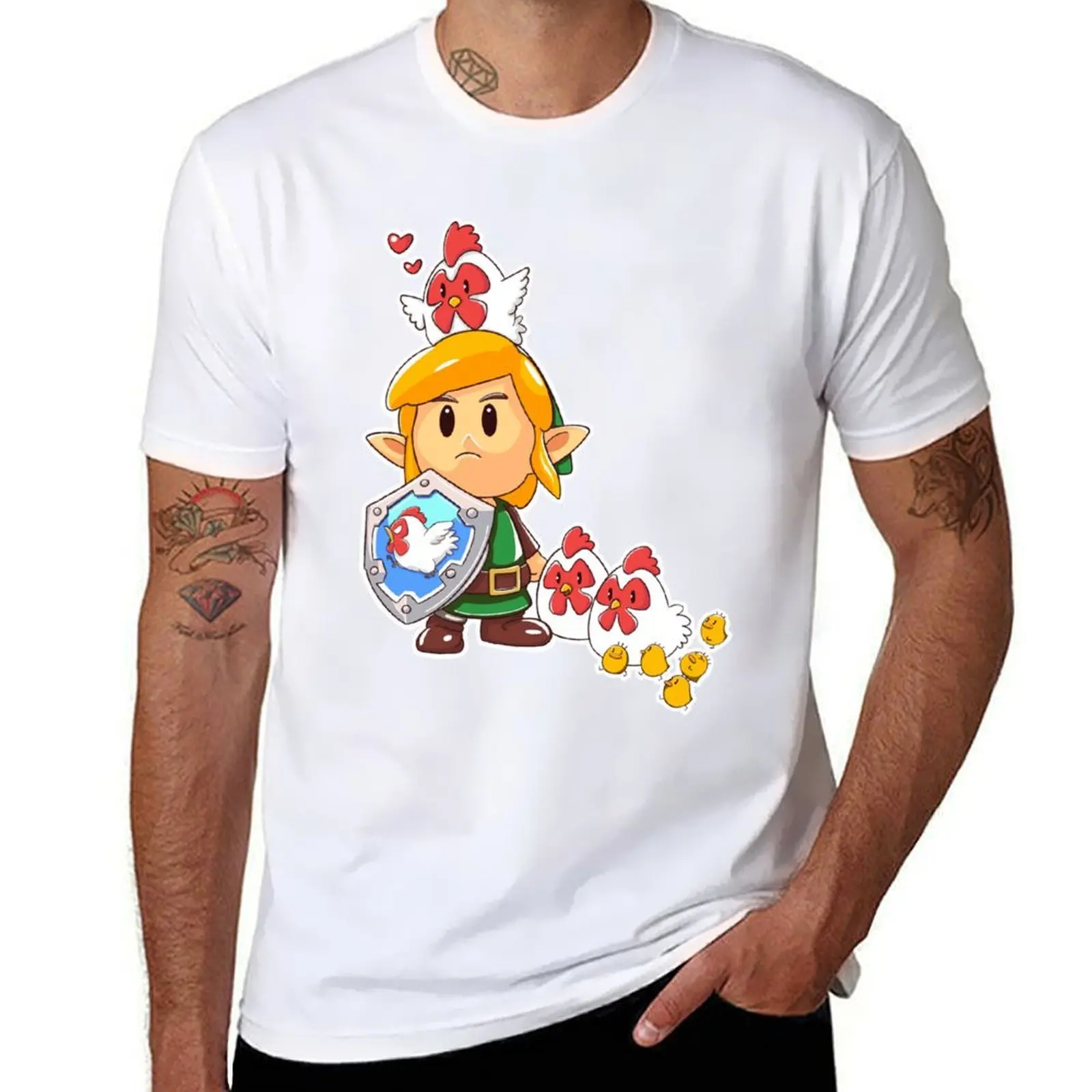 

The Legend Of Chicken T-Shirt man t shirt cotton funny t shirts dark humor T-Shirt