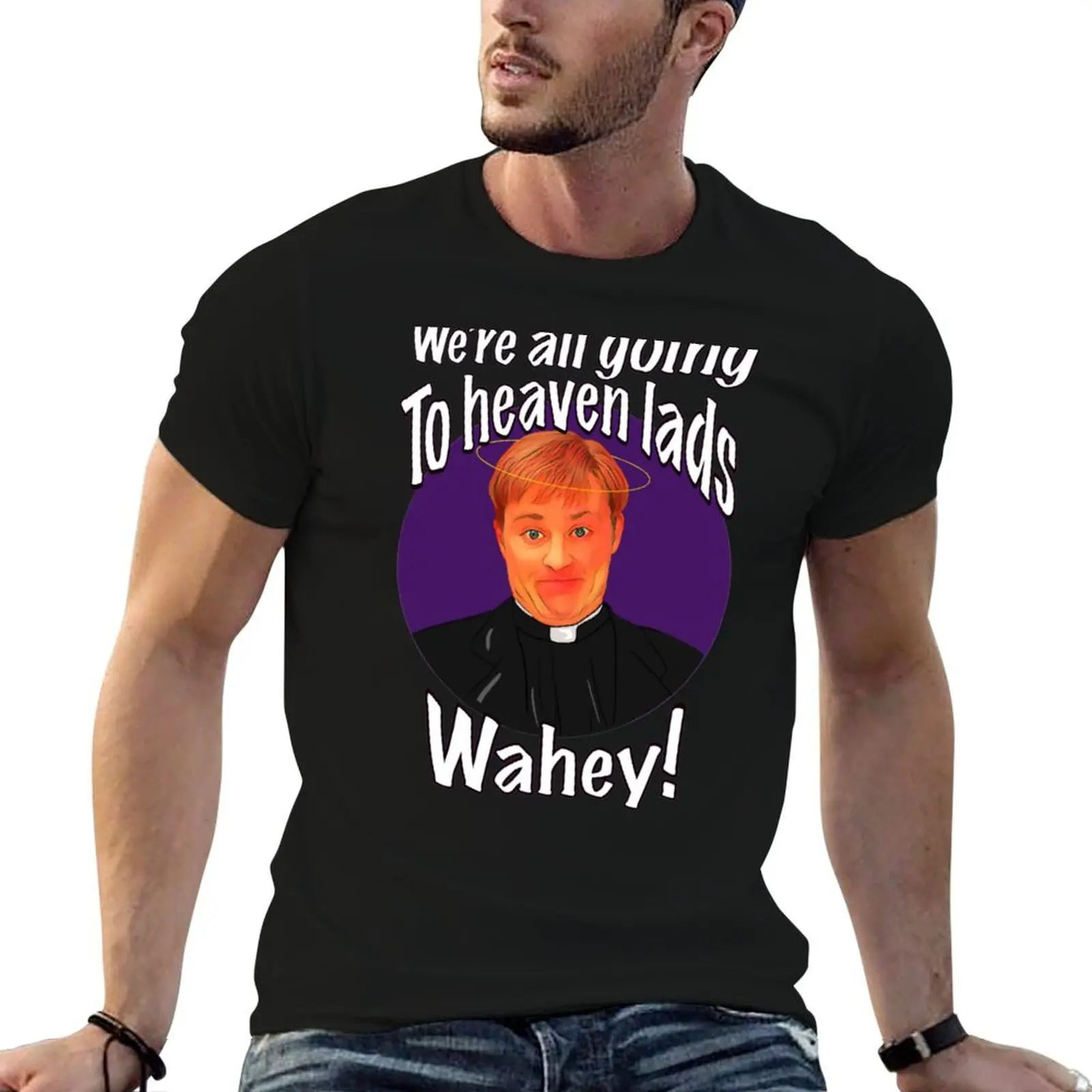Father ted Dougal Classic T-Shirt korean fashion sublime Short sleeve tee men
