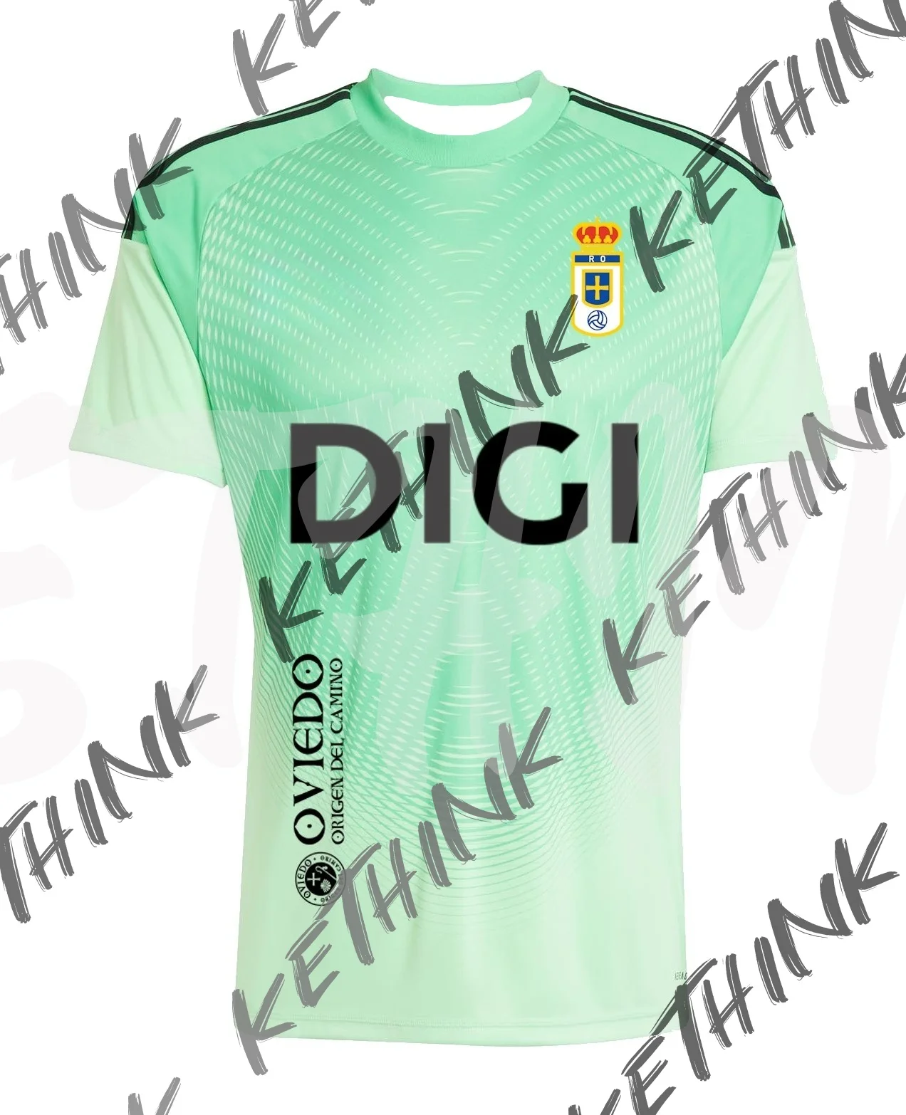 

25_26 Real Oviedo Home and Away Jerseys, Goalkeeper Jerseys, Casual Breathable Sports Fan T-Shirts, Unisex and Children's