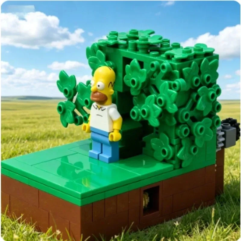 Homer's Return To The Jungle Technik-Set für fehlende MOC-Teile im Jahr 2026, als Geburtstagsgeschenk für Erwachsene und Sammler. – Detail 1