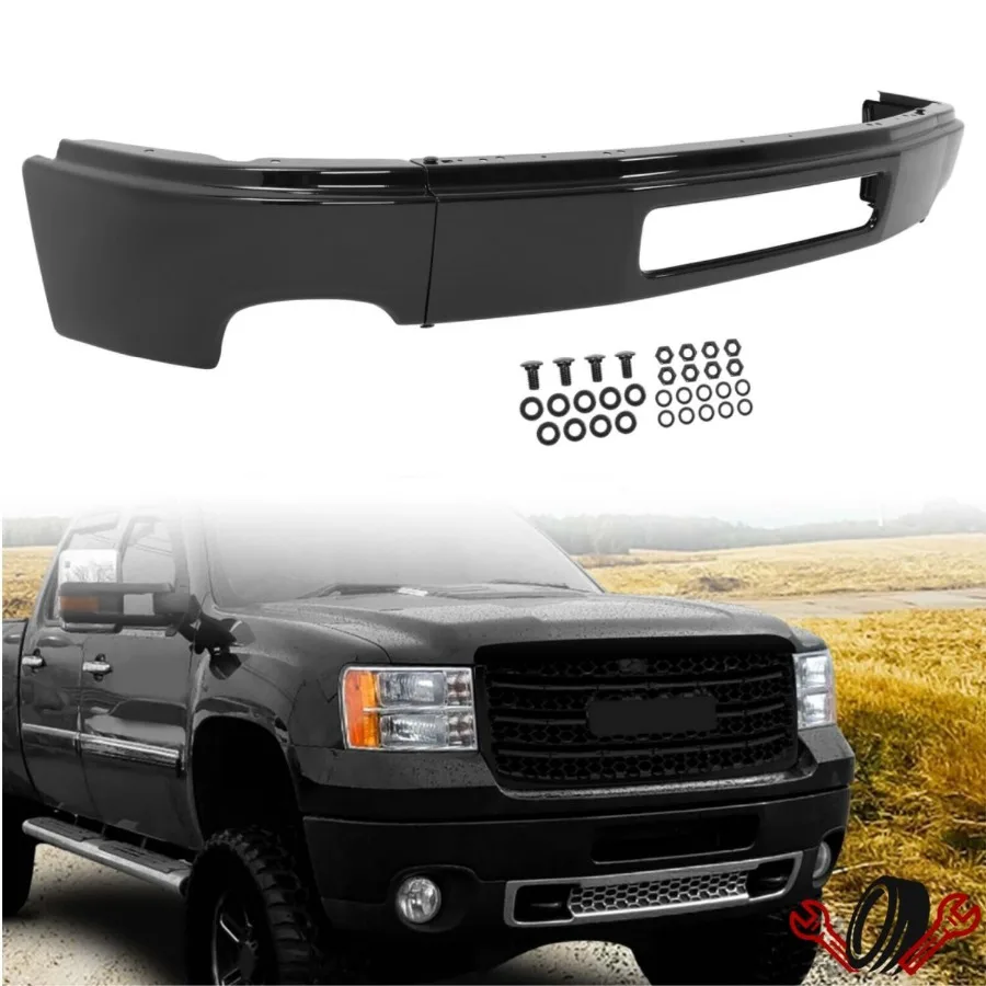 

NEW - Steel Front Bumper Face Bar for 2011-2014 GMC Sierra 2500 3500 HD