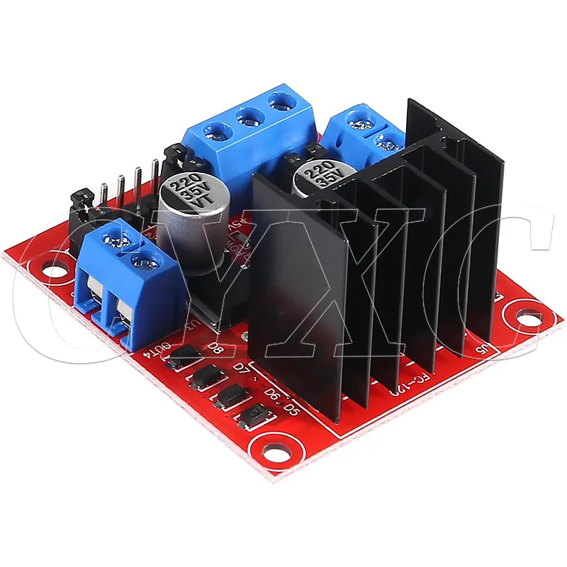 1-10 قطعة L298N محرك متدرج سائق تحكم مجلس المزدوج H جسر وحدة ل قوة السيارة الذكية ميجا R3 Mega2560