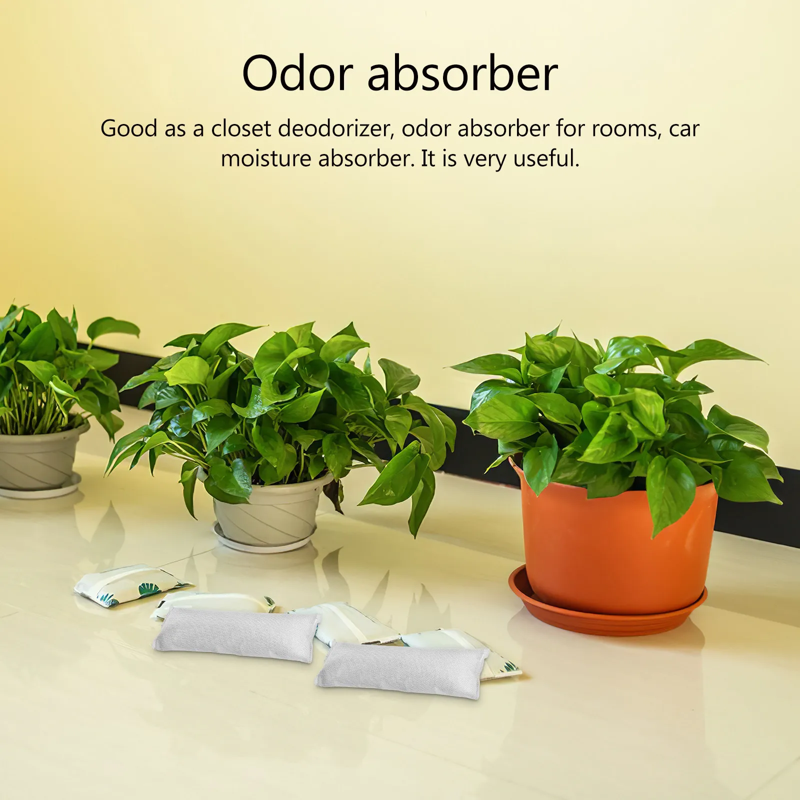 12Pcs Bamboo Charcoal Bags Activated Carbon Deodorizer for Rooms Offices Dormitories Cars Closets Shoes Indoor Odor