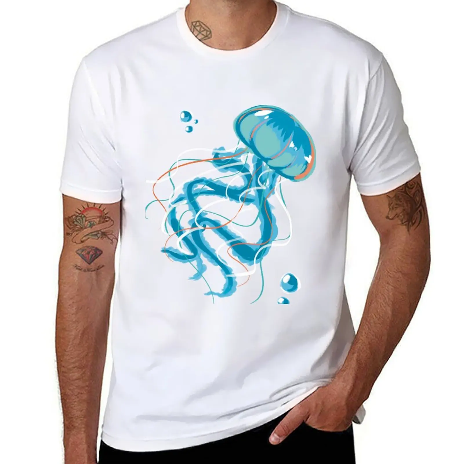 

Jellyfish T-Shirt t shirt man cotton cotton t shirt pack T-Shirt