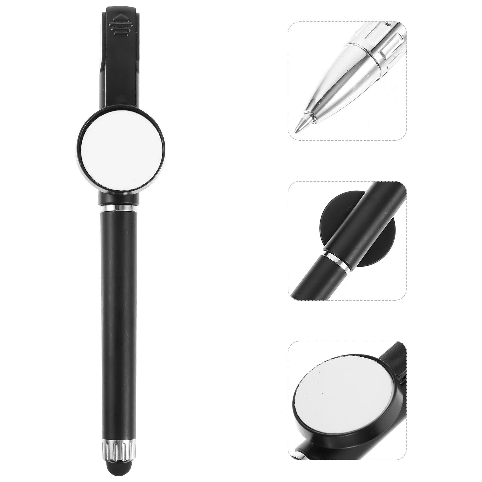 3 Pcs Sublimation Printing Blank Ballpoint Pen Advertising Gift Gel 3pcs Package (black) Office Business Pp DIY Use