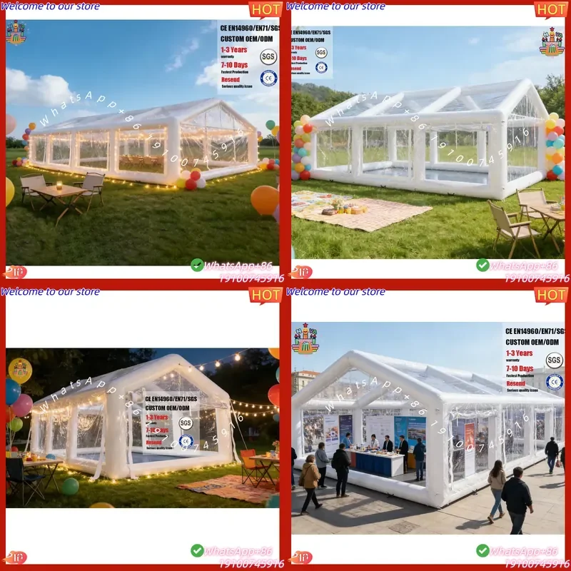 2026 Commercial-grade Transparent PVC Inflatable Bubble Tent, Marketing Events, Parties, Camping Rental and Resale