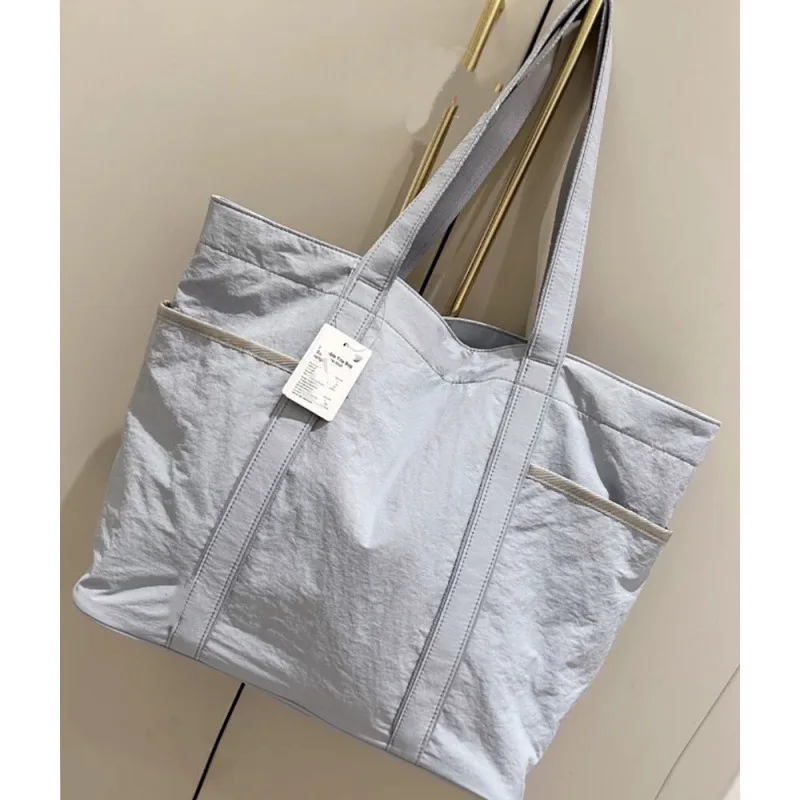 

Повседневная парусиновая большая сумка с несколькими карманами, большая женская сумка Capaci, корейская сумка Sle 2026, новый модный тренд