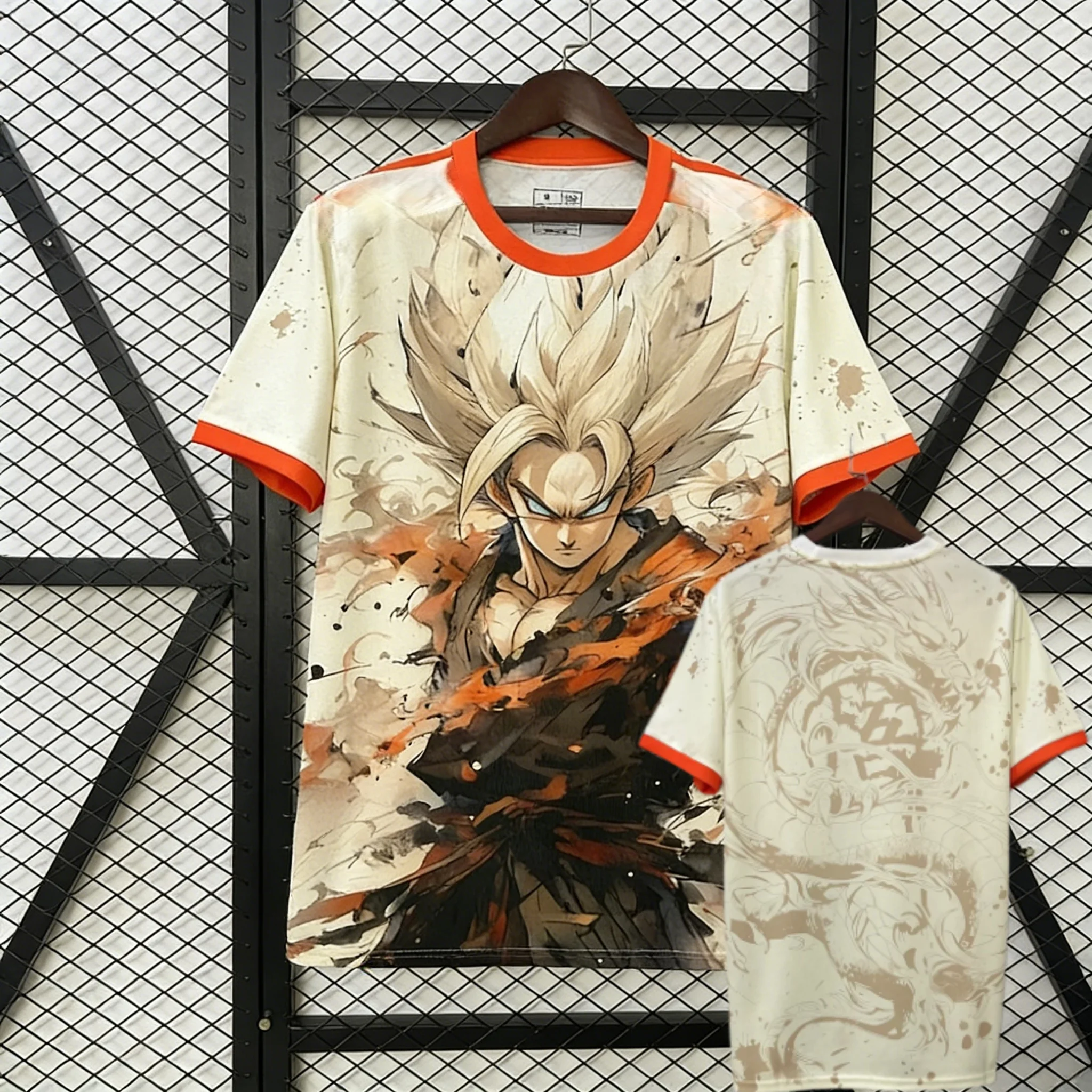 

Новая японская аниме-футболка 2026 года Dragon Ball Son Goku, специальное издание, Республика Чили, UCH, детская и взрослая спортивная одежда, мужская оверсайз-майка