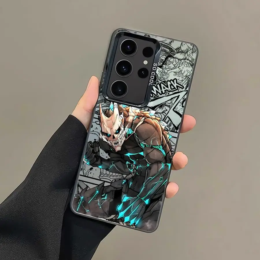 Custodia per Samsung Galaxy S22 Ultra S23 S25Plus S21 S24 FE S20 FE S25 Nota 20 Ultra S24Ultra Soft Shell Kaiju No.8 Monster Form