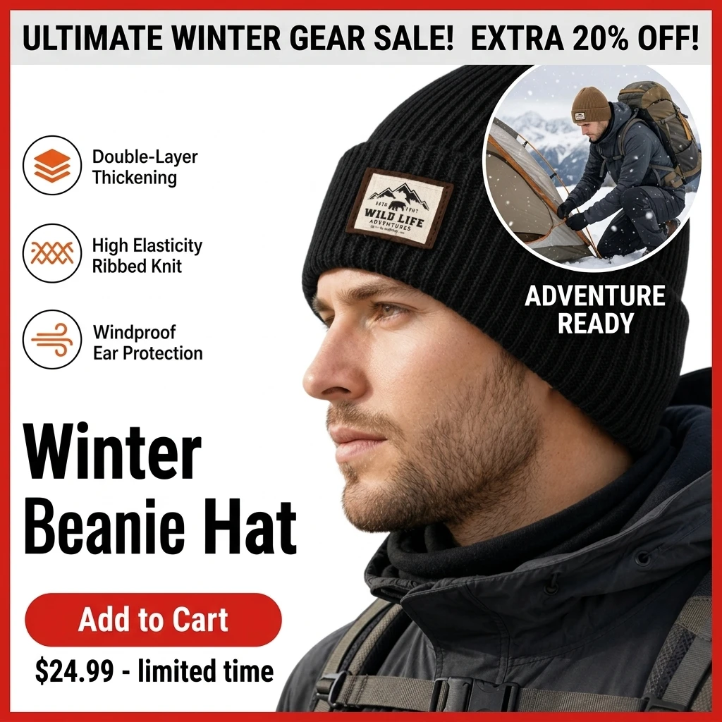 60cm or 23.6 inch Outdoor Fleece Sports Hat Fishing Cycling Hunting Tactical Men Women Warm Windproof Winter Camping Hiking Caps