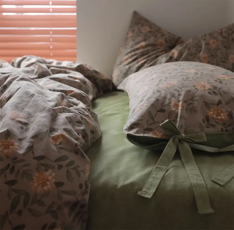 

Romantic pastoral flower bedding set,twin full queen vintage elegant sweet cotton home textile bed sheet pillow case quilt cover