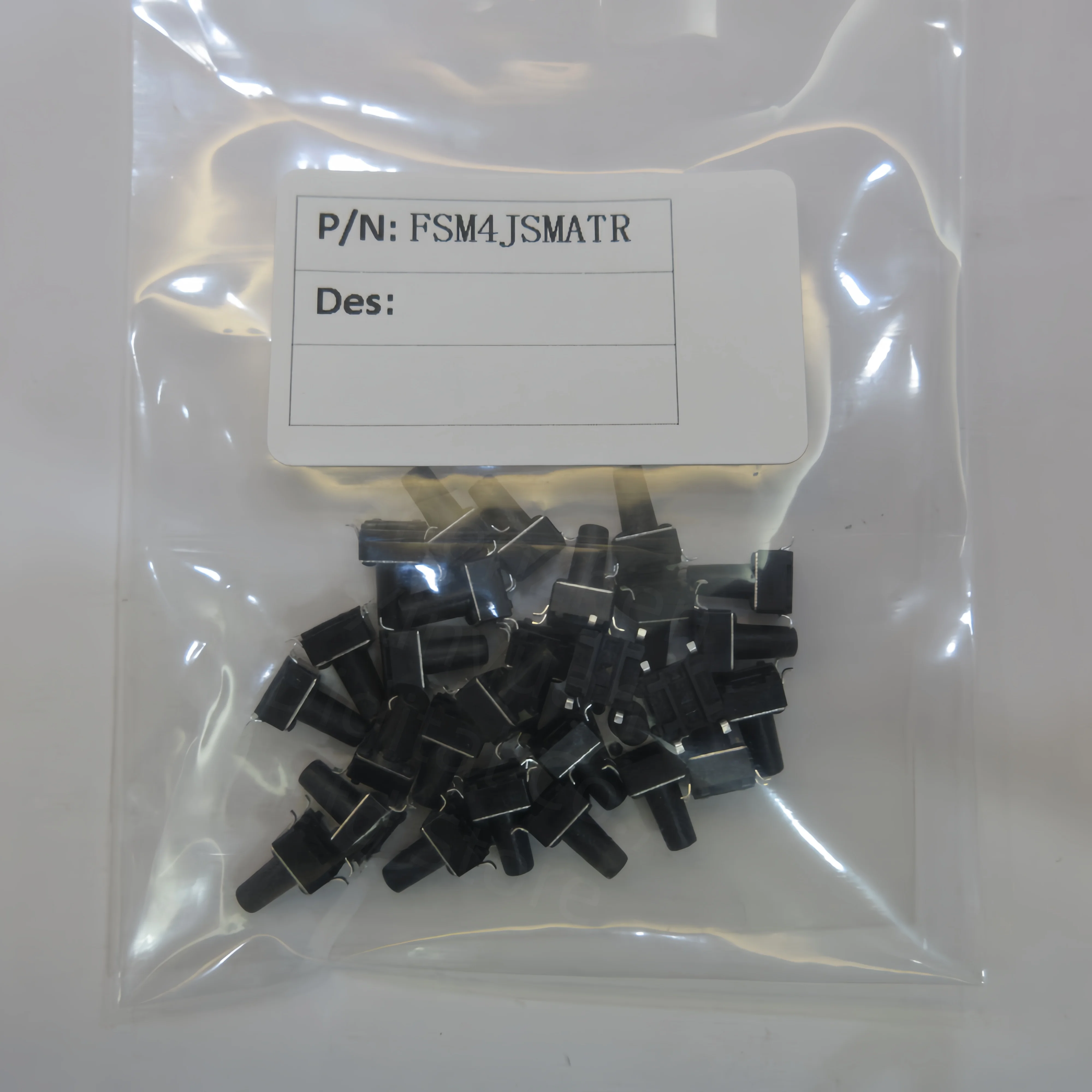 FSM4JSMATR PCBA SMT Button Touch Switch 4pin Plug-in Module Touchscreen Connector for Electronic Components