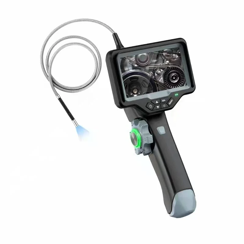

2.8 mm Diameter Flexible Endoscope With 2-way Articulation, Front-end Ultra-high Bright 15,000 Optical Fiber Light