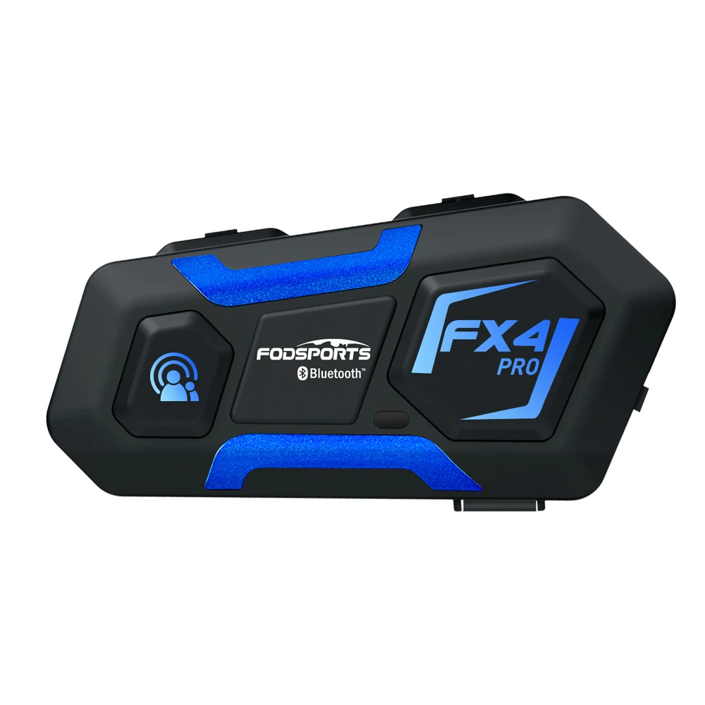 

Fodsports FX4 PRO 1KM 4 Riders Full Duplex FM radio Bluetooth 5.0 motorcycle intercom headset