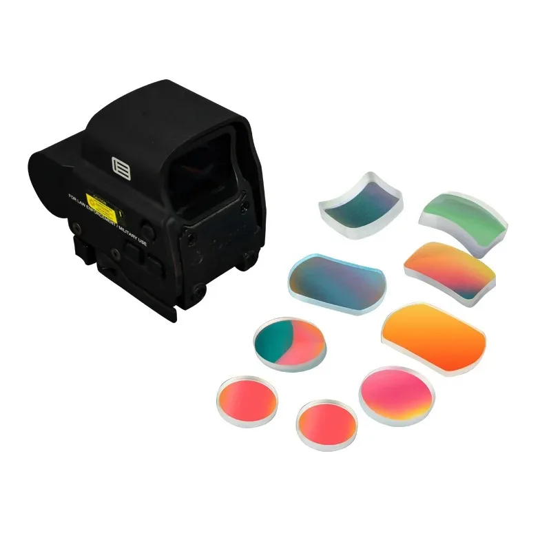

Special-shaped spectral reflector lens sight lens optical instrument length 34mm width 24mm thickness 2.74mm