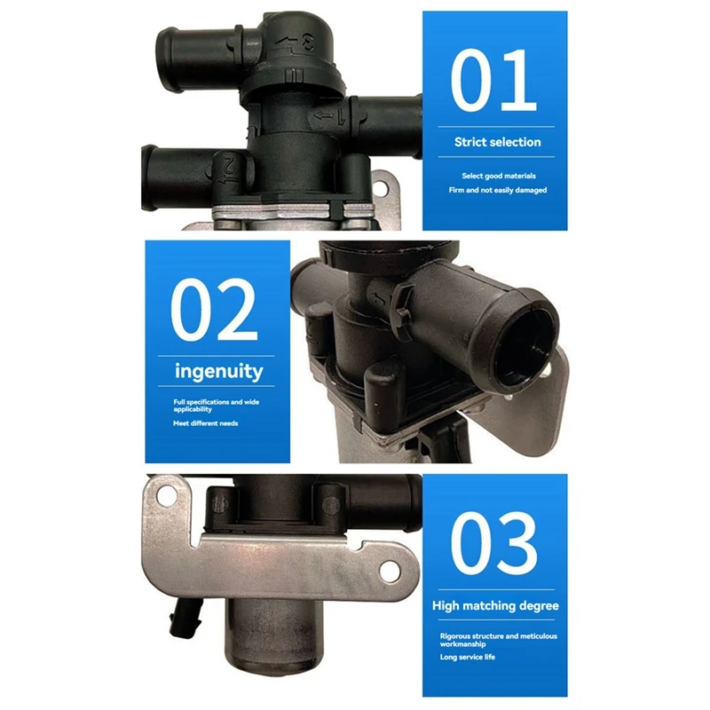 5Q 0906457 C جديد صمام التحكم في المبرد مضخة مياه إضافية لـ A3 Q3 Q4 VW Golf ID.3 ID.4 Passat Tiguan SEAT SKODA-X39A #2