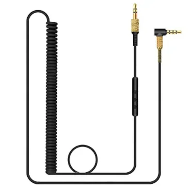 High quality audio cable For MARSHALL Major 1/2/3 Headset 3.5mm to 3.5mm plug with microphone spring wire