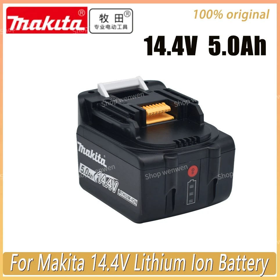 

Makita 14.4V 5.0AH Rechargeable Lithium-ion Battery LED Indicator for BL1430 BL1415 BL1440 196875-4 194558-0 195444-8