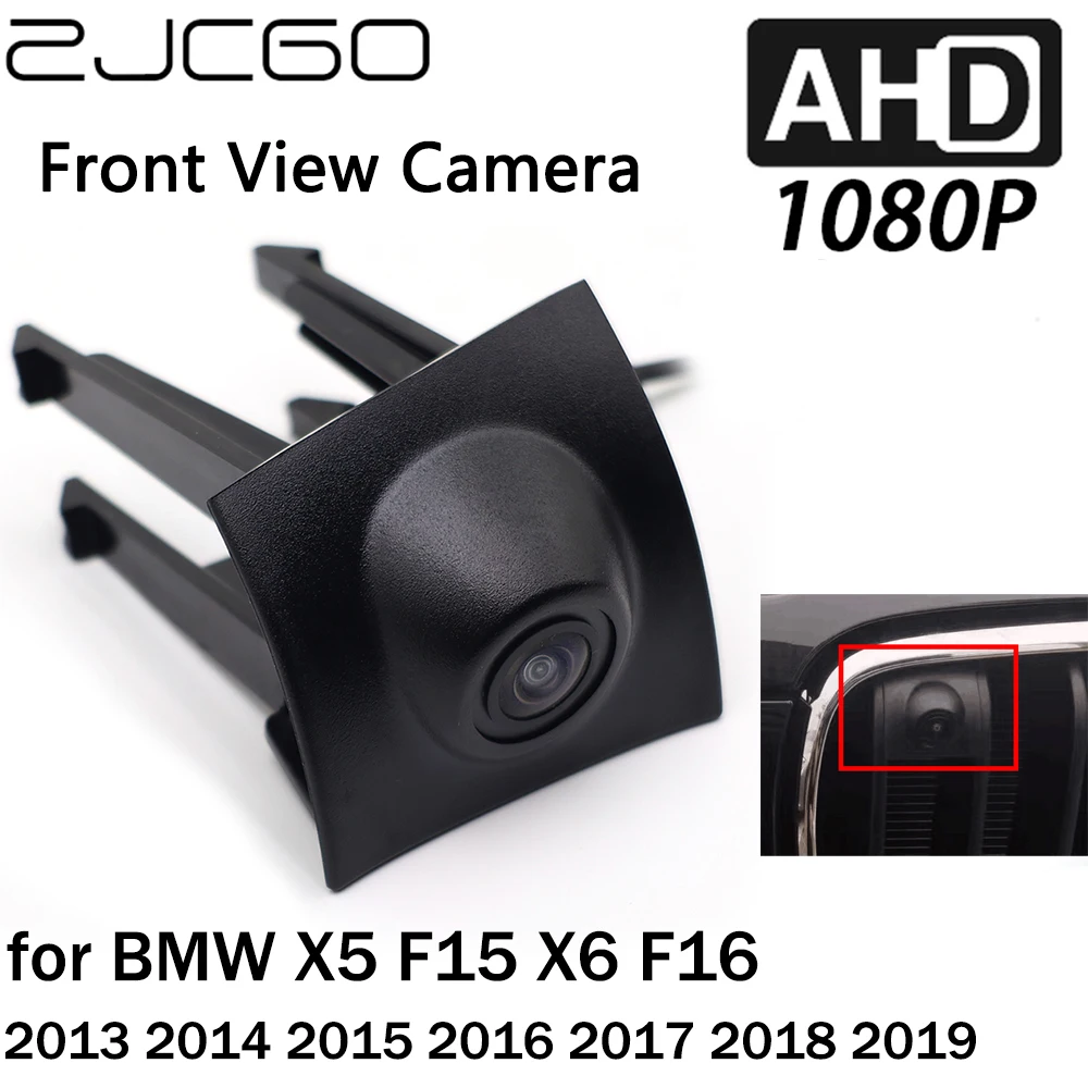 ZJCGO Car Front View LOGO Parking Camera AHD 1080P Night Vision for BMW X5 F15 X6 F16 2013 2014 2015 2016 2017 2018 2019