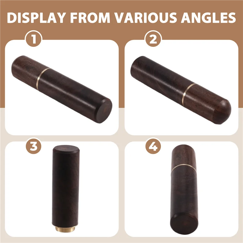 AGLH WDT Tool Espresso Coffee Stirrer Portable Espresso Distribution Tools ,6 Needles Walnut Color