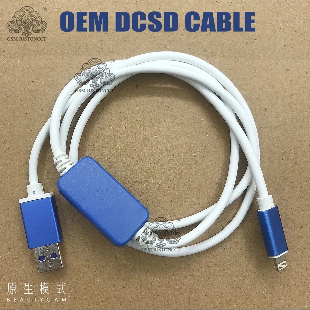 New OEM DCSD for iPhone Serial Port Engineering Cable for iPhone7/7P/8/8P/X Engineering & Exploit to Enter Purple Scr