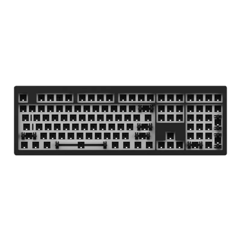 Imagem -02 - Akko Monsgeek M5w Kit de Teclado Mecânico 108 Teclas 100 Rgb Hot-swappable Usb Tipo-c 2.4g Bt5.0 sem Fio Tri-mode Barebone Kit