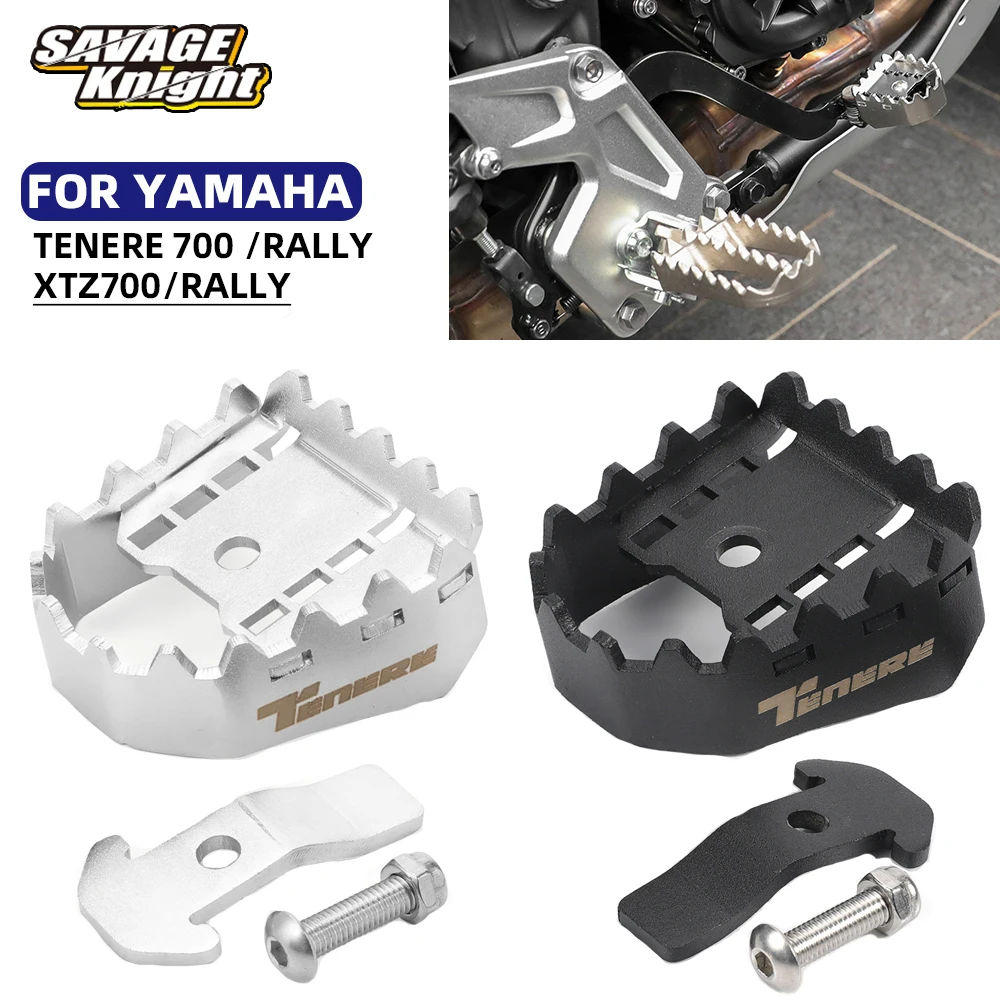 FOR YAMAHA TENERE 700 Tenere700 XTZ 700 T700 Motorcycle Accessories Brake Lever Extension Pedal Step Tip Plate Enlarge Extender