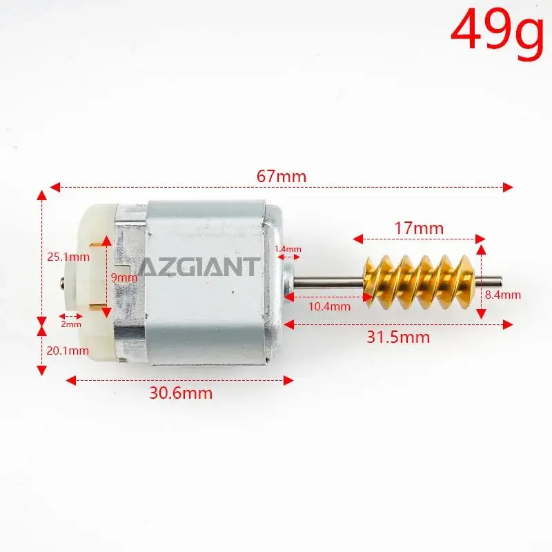 

AZGIANT for Maserati Ghibli/Quattroporte M156/ Porsche 911/Macan Steering Lock Actuator motor 12V 12510 RPM auto repair part