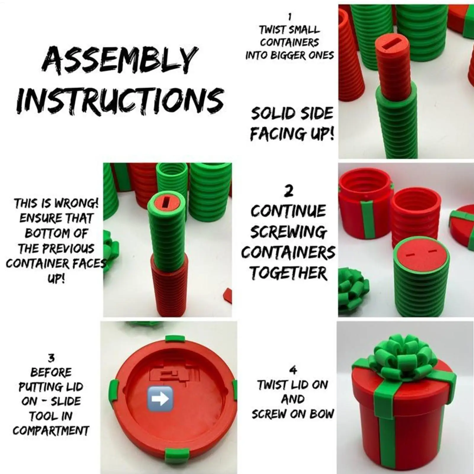 إعلانات متداخلة المسمار هدية صندوق مضحك المزحة عيد الميلاد مفاجأة هدية صندوق الجدة هدية عيد الميلاد مضحك المزحة هدية للأصدقاء #5