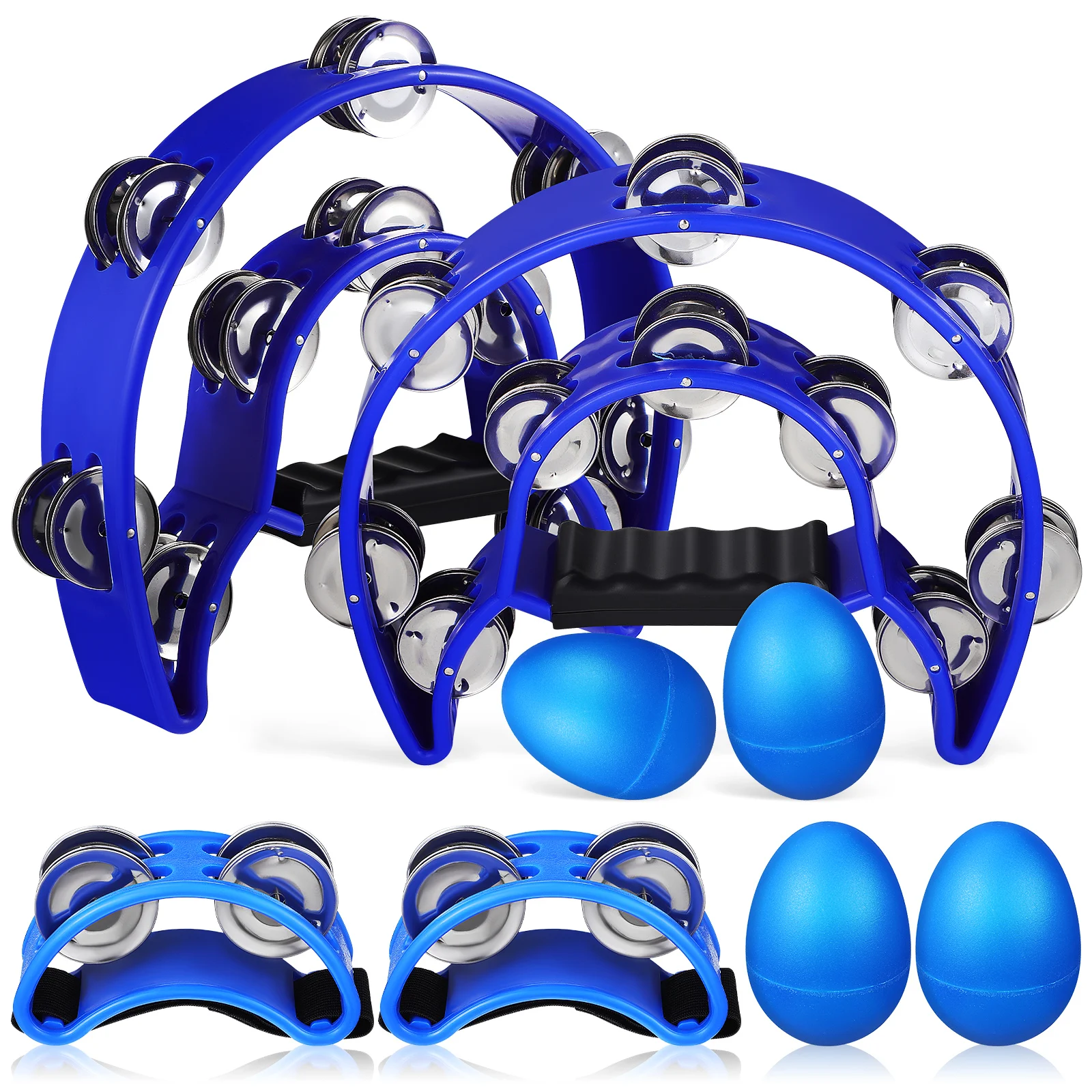 

8 Pcs Percussion Instrument Set Instruments Handheld Musical Foot Bell Small Kids