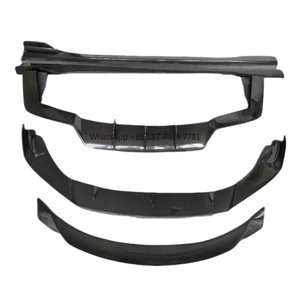 

Used for . . High-quality Carbon Fiber AP Style Front Lip Side Skirt Rear Diffuser Rear Spoiler Body Kit