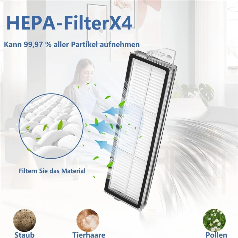 

【Популярные】аксессуары для Roborock S8 Maxv Ultra, набор запасных частей с мешками для пыли, основной щеткой, фильтрами, салфетками