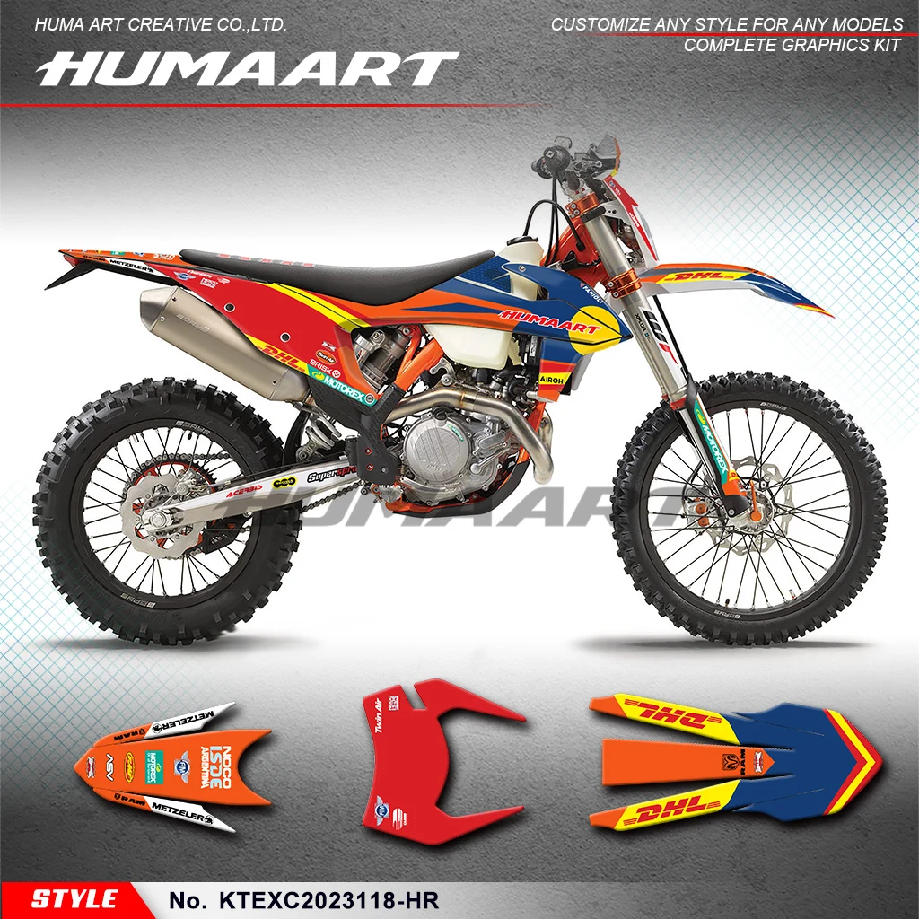 

Наклейки huпера для KTM EXC F XCW XCF-W 150-500 2019 2020 2021 2022, KTEXC2023118-HR