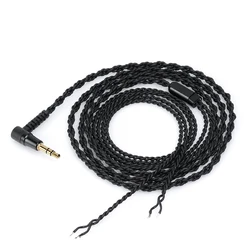 Koceta Silver Plated Copper Cord Headset Cable Earphone Repair Replacement Cable DIY HiFi Maintenance Audio Semi-Finished Wire