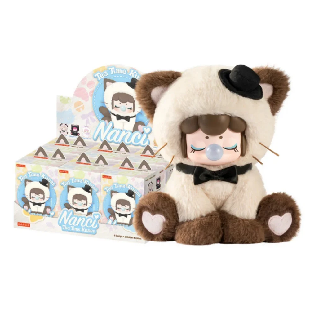 

Плюшевая игрушка Robotime Tea Time Kitties Blind Box, 17 см, 1 случайная фигурка из 6 коллекционных аниме-фигурок, подарок для коллекционеров