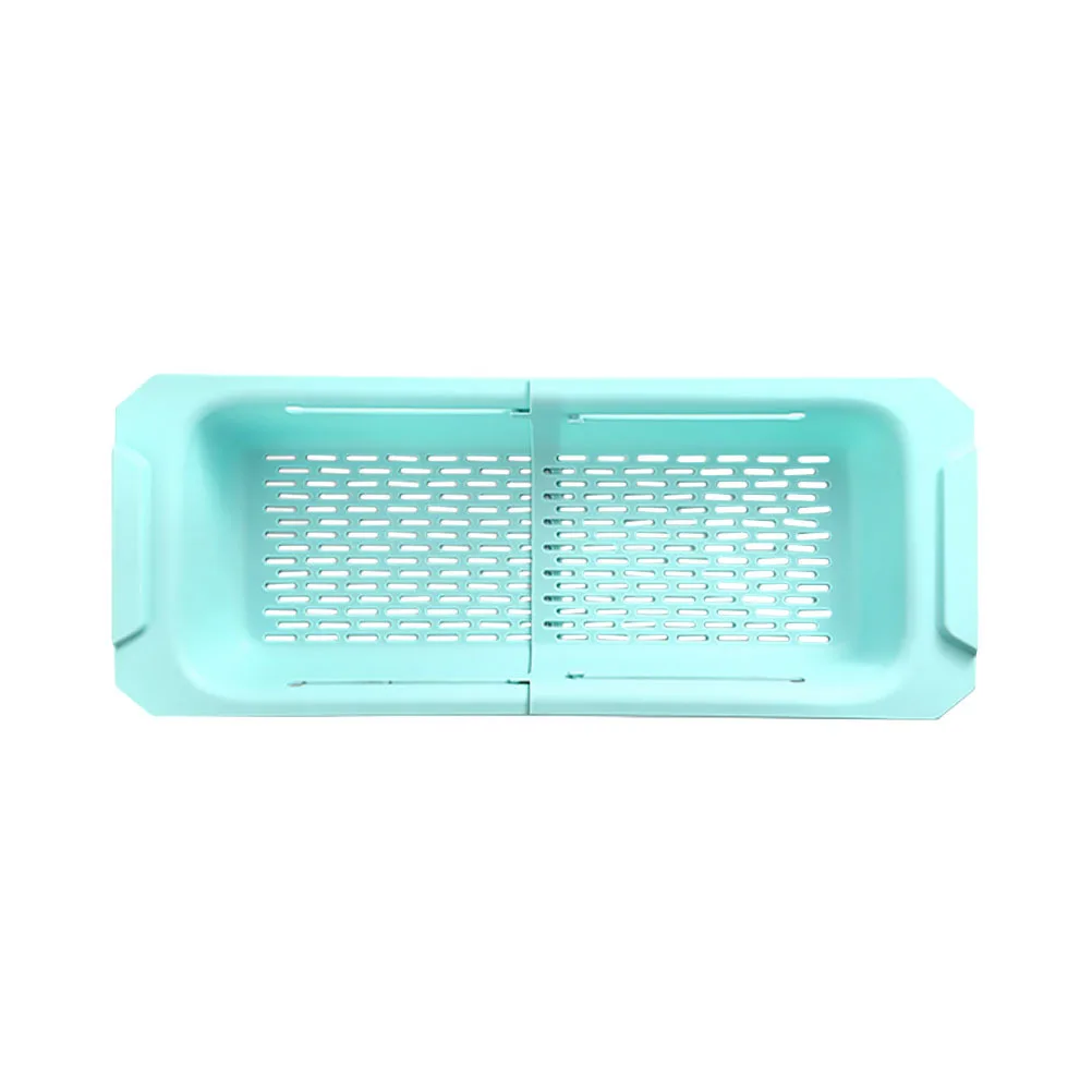 

Extendable Sink Drying Rack Kitchen Sink Strainer Vegetables Draining Basket Dishes Drying Stand Fruit Washing Rack Kitchen
