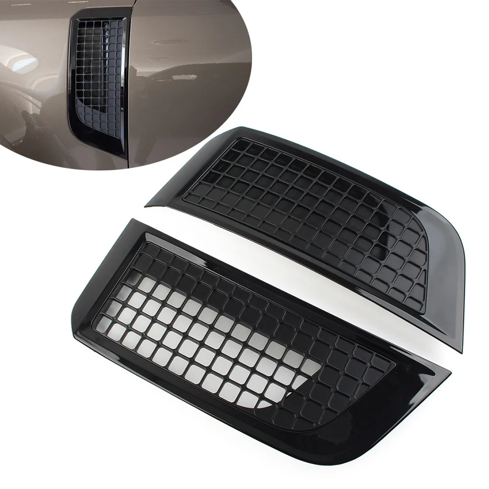 

1Pcs Glossy Black Car Front Side Fender Vent Cover Grille For Land Rover Defender L663 90 110 2020-2023 LR146278 LR146279