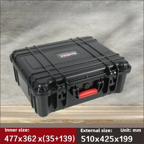 Sealed Protective Case, IP67 Waterproof, Equipment and Instrument Cases, Shock-absorbing and Shock-resistant Instrument Cases