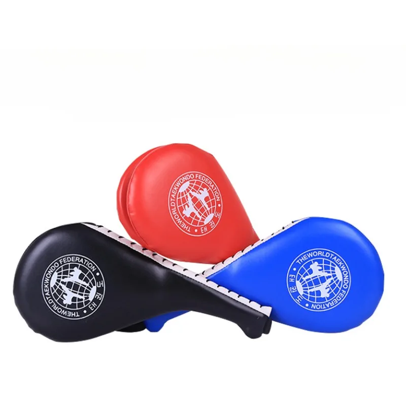 Taekwondo Target for Adult Kids PU Rebound Sponge Double Kick Pad Target for Trainig Thai Boxing Accessories Foot Kickboxing